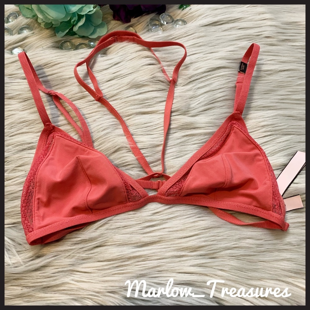 Victoria's Secret Sexy Triangle Lace Bralette XS